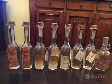 grappa 8 pz grignolino braccetto moscato monferrat