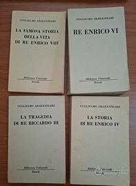 Lotto 4 libri William Shakespeare BUR Rizzoli