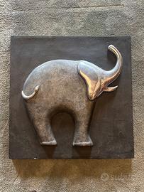 Quadro con elefante 3D