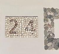 Ciottoli di fiume, FASCE con tessere 2-4 cm.