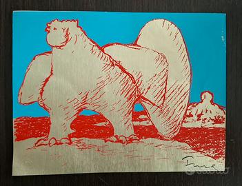 Serigrafia firmata dal maestro Salvatore Fiume