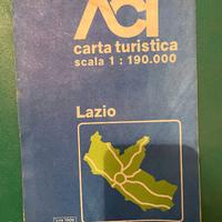 Aci - Carta turistica Lazio 1977