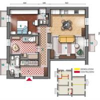 Trilocale con balcone a Monza a 700 euro