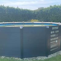 Piscina Intex Graphite da 478 cm con accessori