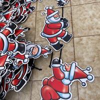 Lotto addobbi natalizi 109 babbo natale prenatal