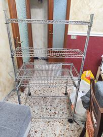 libreria scrivania in ferro 