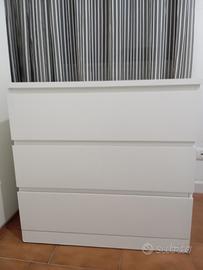 Cassettiera IKEA Malm 3 cassetti 