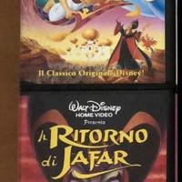 Due VHS Disney - Aladdin e Il Ritorno di Jafar