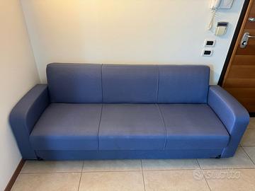 Divano letto una Piazza con Cassone salva spazio