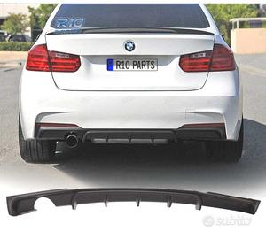 DIFFUSORE BMW F30 F31 LOOK M PERFORMANCE NERO