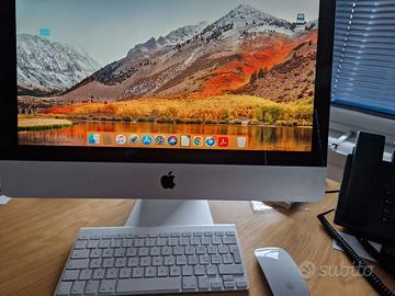 IMAC 21.5 I3 con tastiera e mouse originali