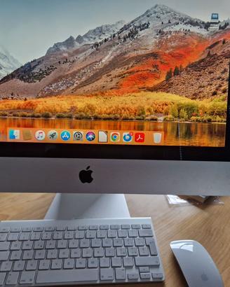 IMAC 21.5 I3 con tastiera e mouse originali
