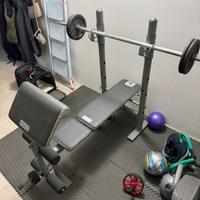 Panca completa + 50kg di pesi