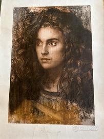 Pietro Annigoni - Linda -Stampa d’epoca firmata