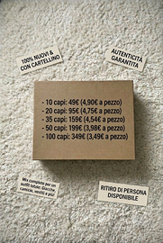 Stock Abbigliamento Firmato, Nuovo con cartellino