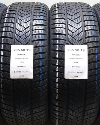4 GOMME 235 50 19 PIRELLI A2024