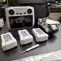 Dji mini 3 con RC controller, 3 batterie e borsa
