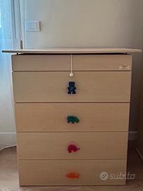 Cassettiera fasciatoio della Foppapedretti