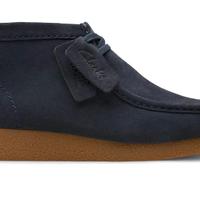 scarpe Clarks Wallabee Evo Bt Navy Suede 43