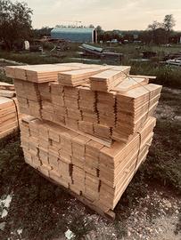 Perline in legno per rivestimenti e perlinature