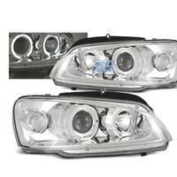 FARI PEUGEOT 106 96-03 ANGEL EYES FONDO CROMATO
