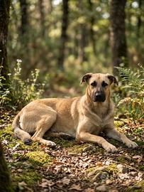 Cane segugio pastore e lavrador adotta