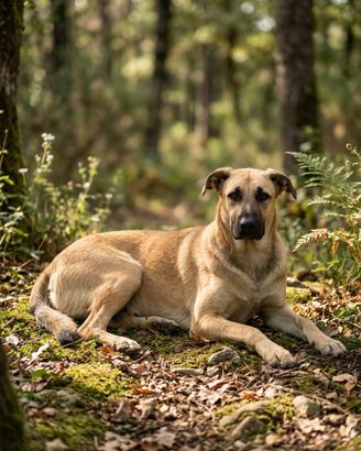 Cane segugio pastore e lavrador adotta