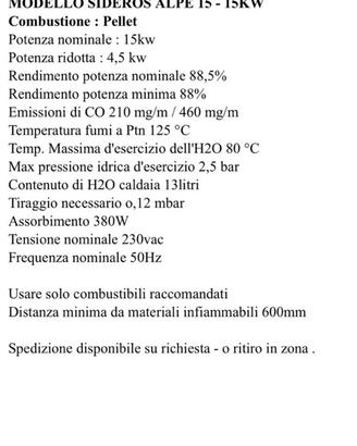 Caldaia Pellet