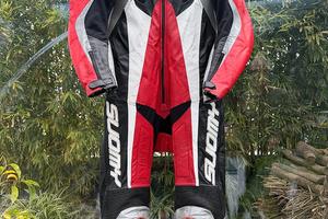 Tuta moto Suomy pelle canguro TG 48