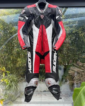 Tuta moto Suomy pelle canguro TG 48