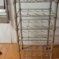 Portabottiglie in acciaio