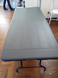 Tavolo pieghevole 180x75