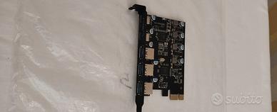 Scheda USB 3.2 più USB c