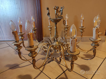 Lampadario vintage stile "Luigi XVI"