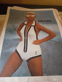 Manifesto Poster pubblicitario illustrato bleye 