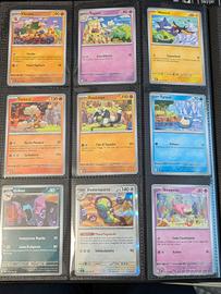 Pokémon - Lotto 9 carte Art - Quadretto Teeziro