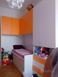 cameretta color mandarino 