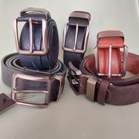 cintura foderata in vera pelle