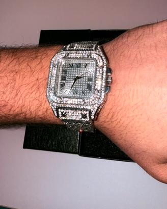 Orologio al quarzo diamantato