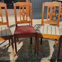 Sedie in legno