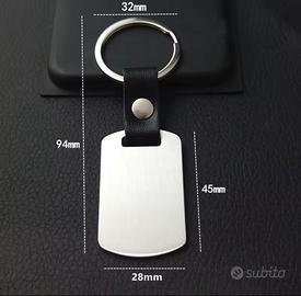 Portachiavi personalizzato con incisione