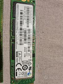 lotto 5 pezzi SSD nvme 500 gb