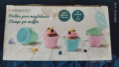 stampi silicone per cupcake e muffin e decorativi