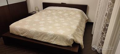 letto matrimoniale con cassettone 