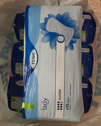 4 pacchi diTena Lady super 15 pads