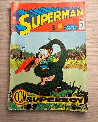Superman n.7 1972 originale Williams fumetto