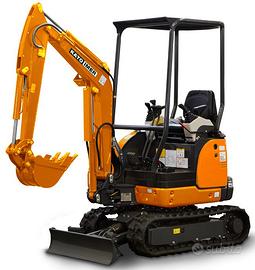 MINIESCAVATORE HD17VXE KATO IMER - MOTORE YANMAR