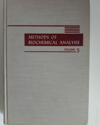 Libri: "Methods Of Biochemical Analys"