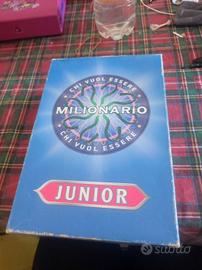 giochi da tavolo , chi vuol essere milionario juni
