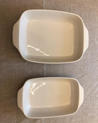 Coppia pirofile in ceramica